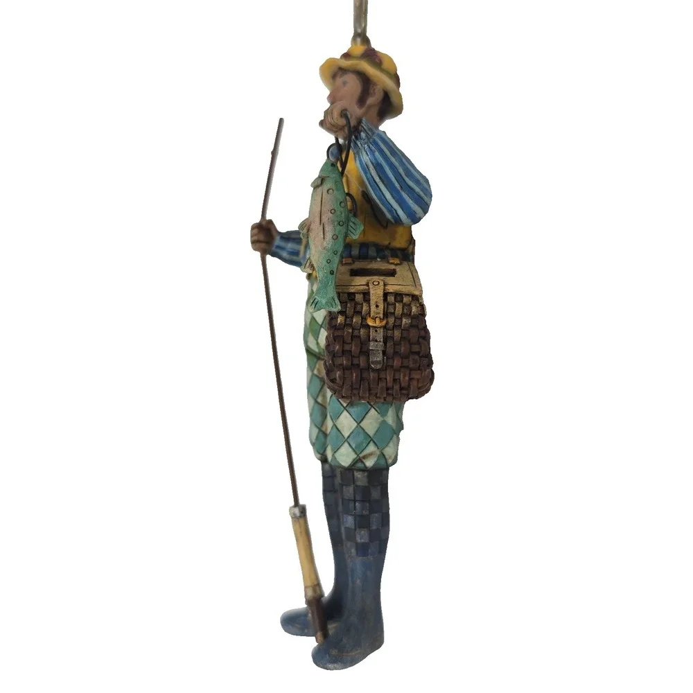 Jim Shore Heartwood Creek Good Day‎ Fly Fisherman Figurine 5